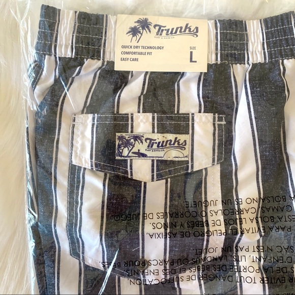 Trunks Surf & Swim Co. striped swim trunks - Picture 6 of 10